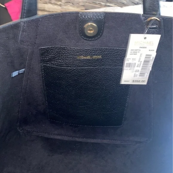 Michael Kors large leather tote bag 300$ - Picture 5 of 5